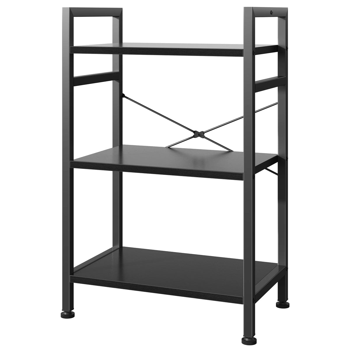 Modern Metal Bookshelf Free Standing Display Storage Rack