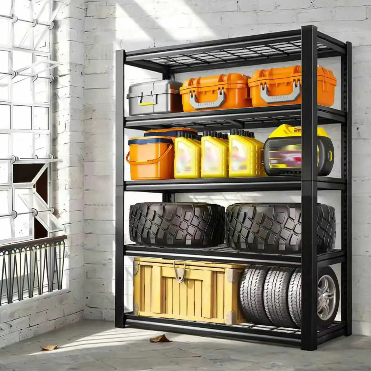 Commercial Adjustable Metal Shelving Rack For Warehouse Or Storage