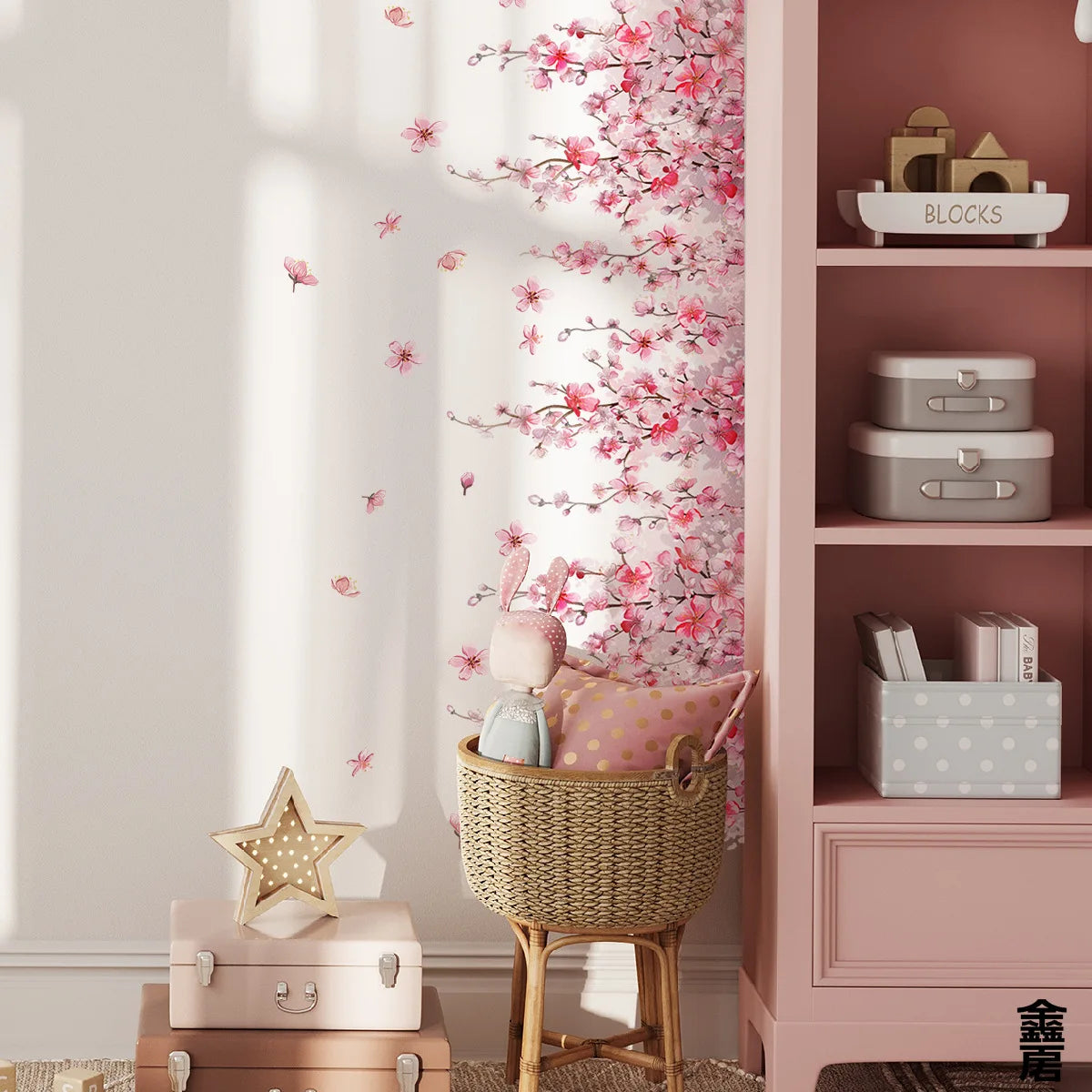 Flower Wall Stickers for Living Room and Bedroom