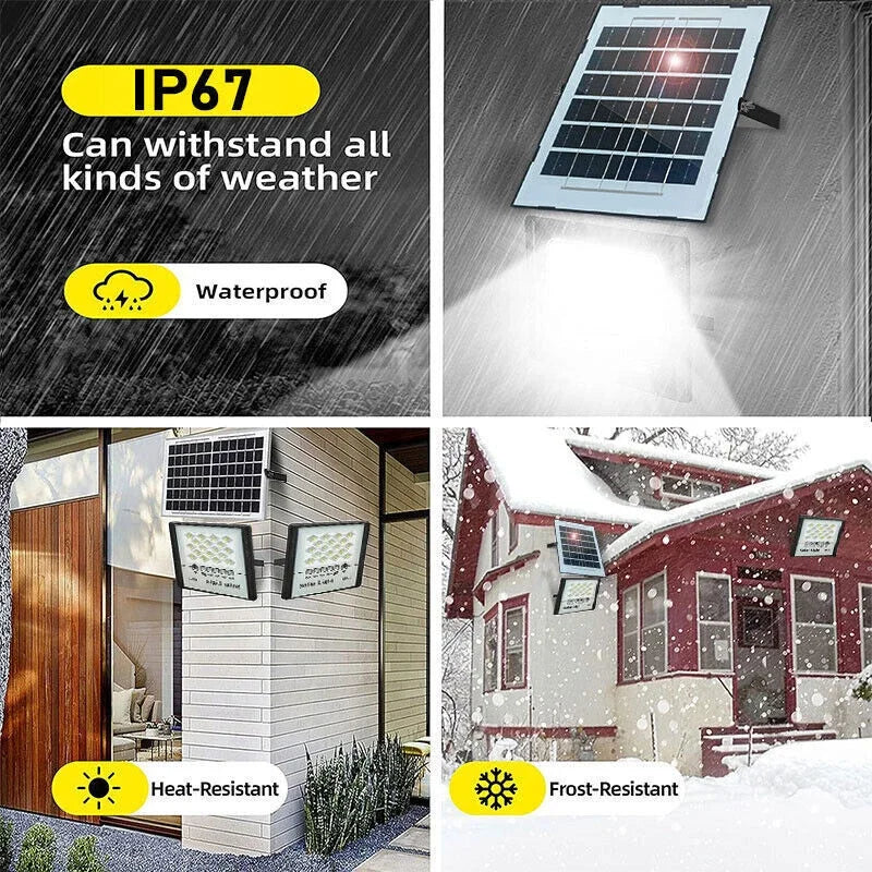 Solar Street Light 300W LED Outdoor Flood Lamp