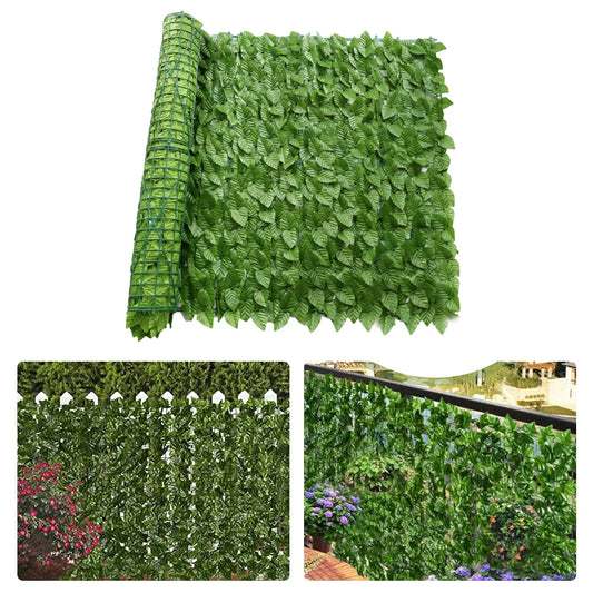 Alloet Artificial Hedge Privacy Fence Screen For Outdoor Balcony