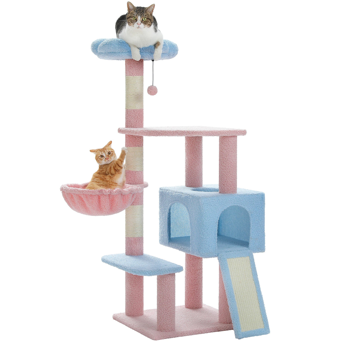 PAWZ Road Flower Cat Tree Multi-Level Tower With Scratching Posts