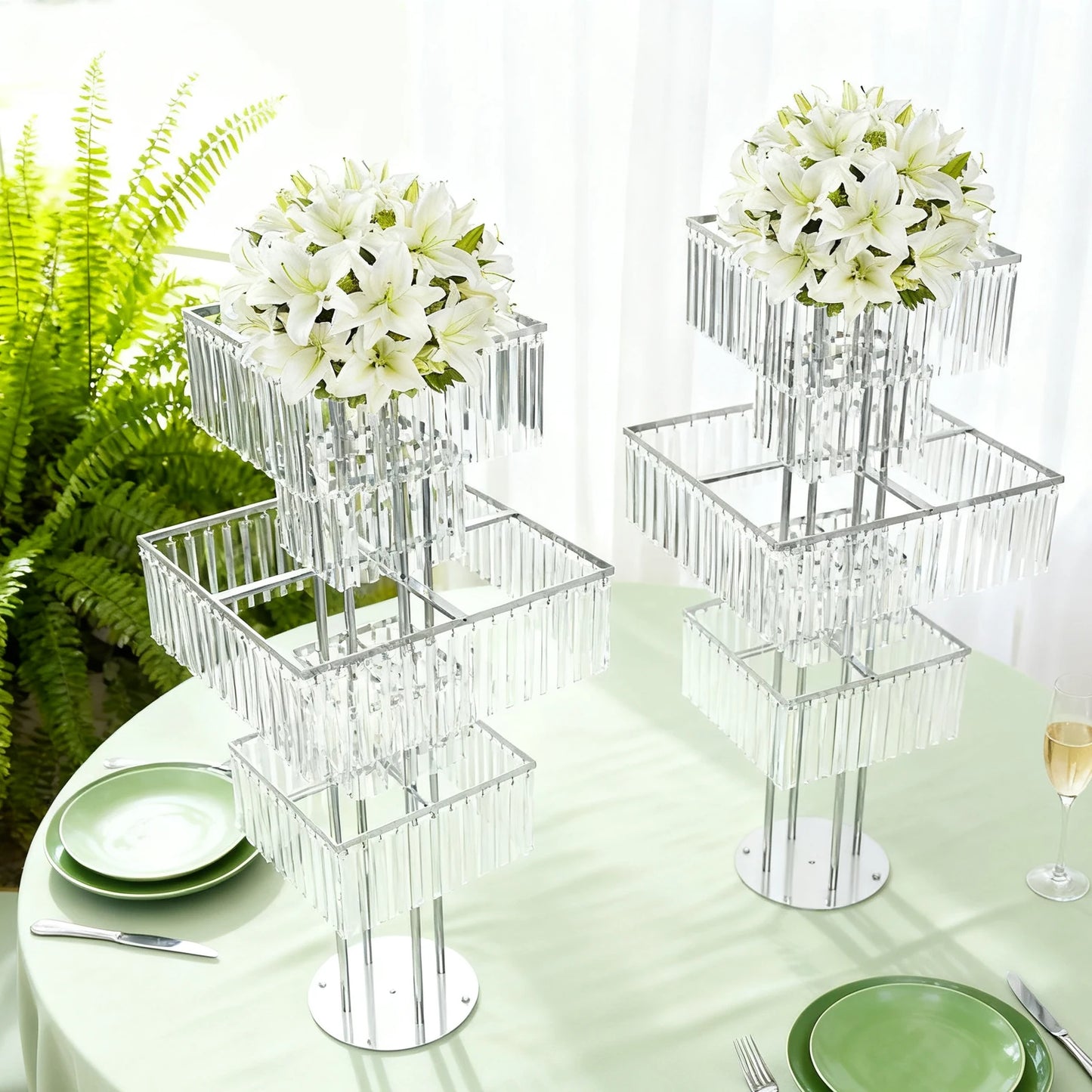 Five-Tier Flower Stand for Weddings and Events Centerpieces