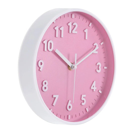 UXCELL Quartz Silent NonTicking Round Wall Clock Battery Operated