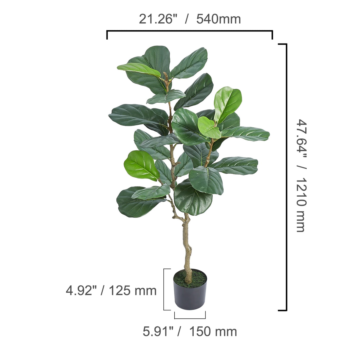 SucceBuy Artificial Olive Tree For Home And Garden Decor
