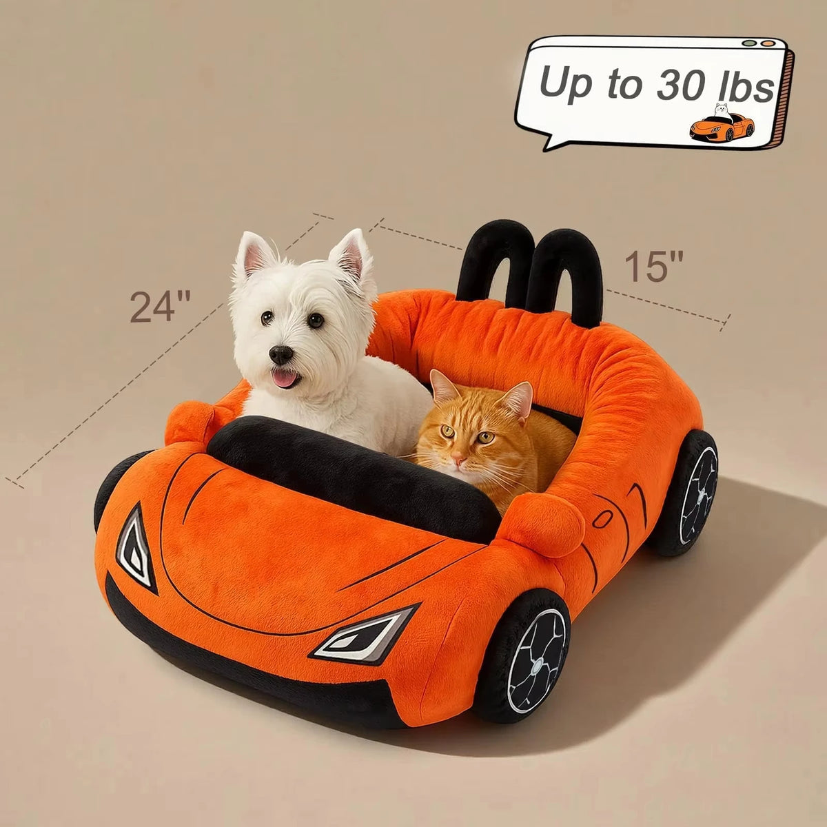 CWV Supercar Cat Bed Soft Cozy Washable Pet Mat for Cats
