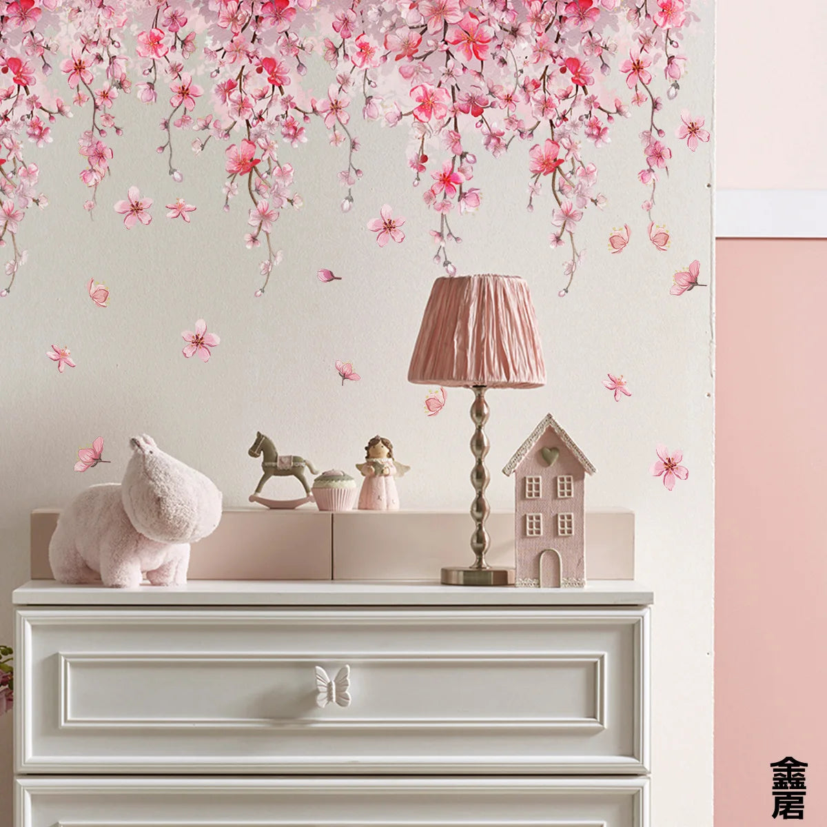 Flower Wall Stickers for Living Room and Bedroom