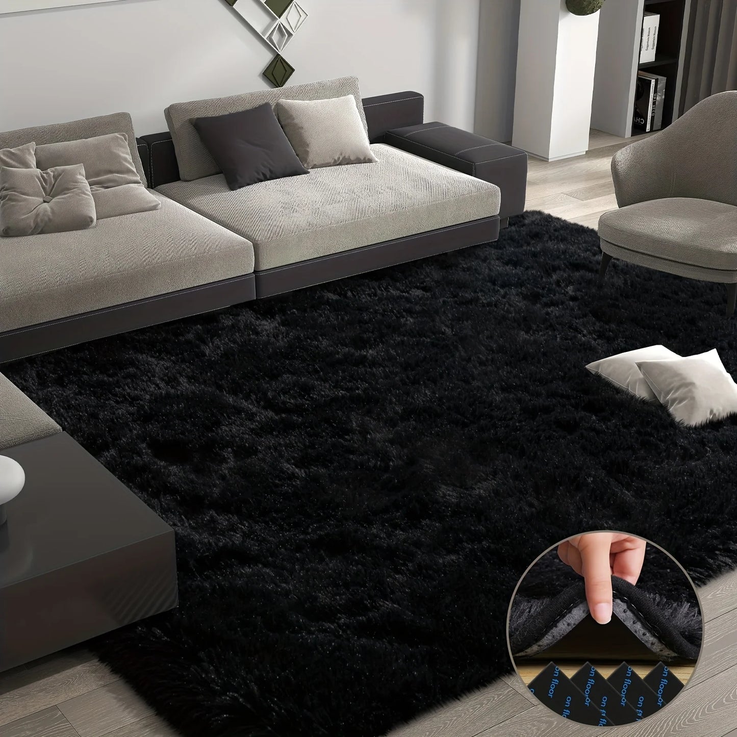 Ultra Plush Area Rug Super Soft Living Room Bedroom