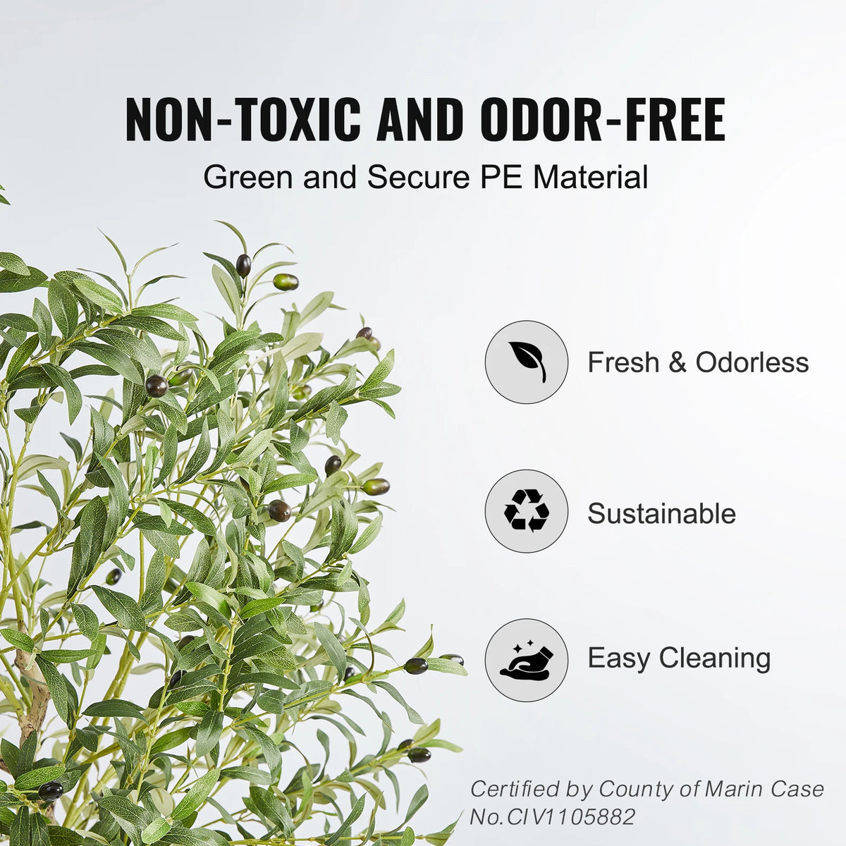 SucceBuy Artificial Olive Tree For Home And Garden Decor