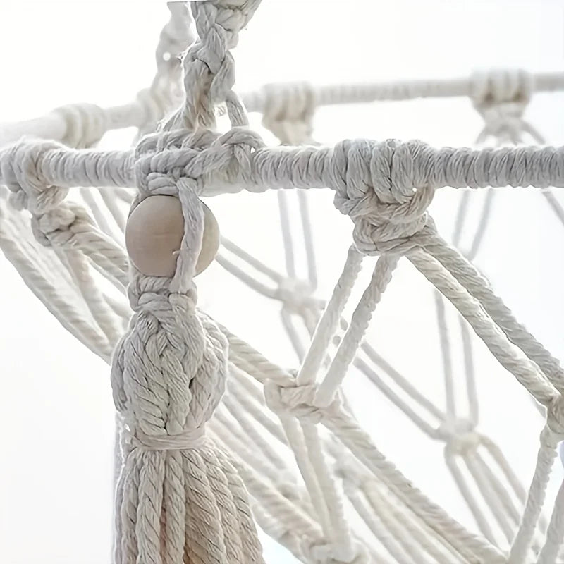 Handwoven Cotton Rope Cat Hammock Durable and Comfortable