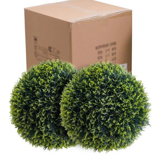 Studyset Artificial Topiary Balls For Outdoor Garden Decor