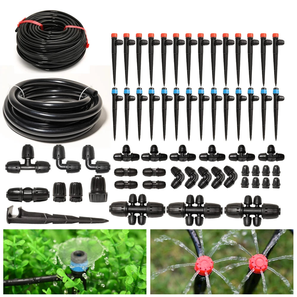 Large Area Drip Irrigation Kit With Locking Fittings
