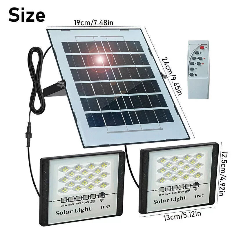 Solar Street Light 300W LED Outdoor Flood Lamp