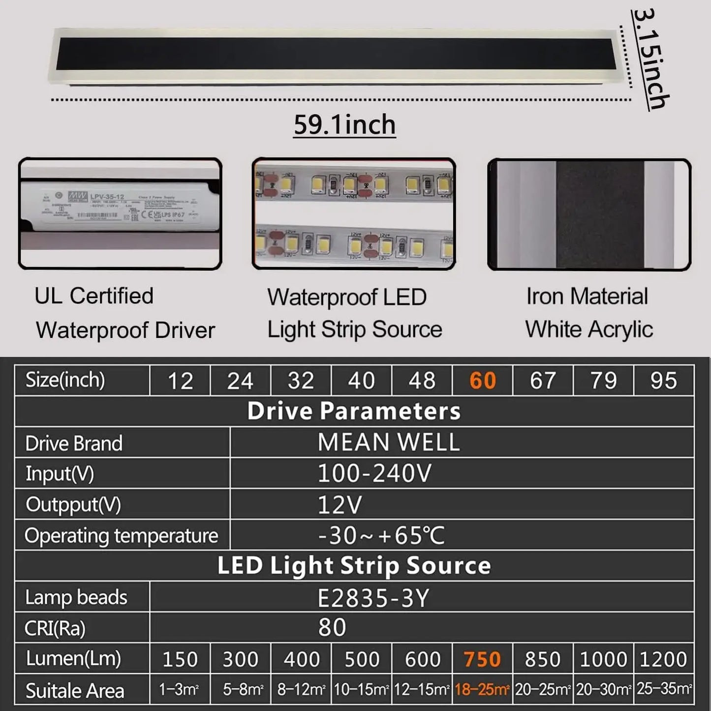 Outdoor IP65 LED Wall Light Waterproof Sconce Lantern