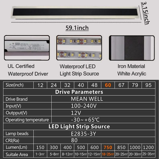 Outdoor IP65 LED Wall Light Waterproof Sconce Lantern