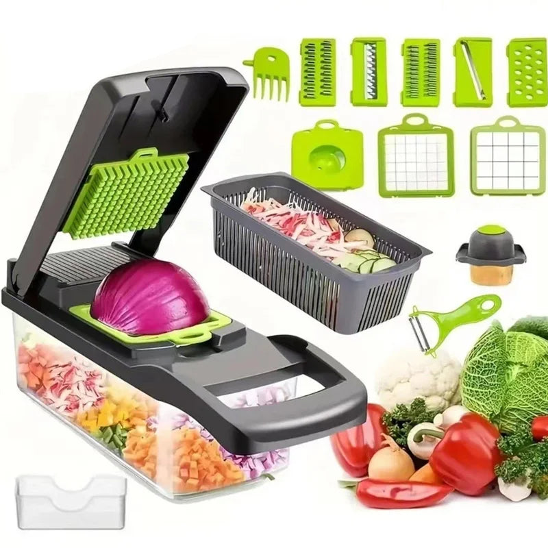 Multifunctional Vegetable Chopper Set For Easy Meal Prep And Healthy Side Dishes