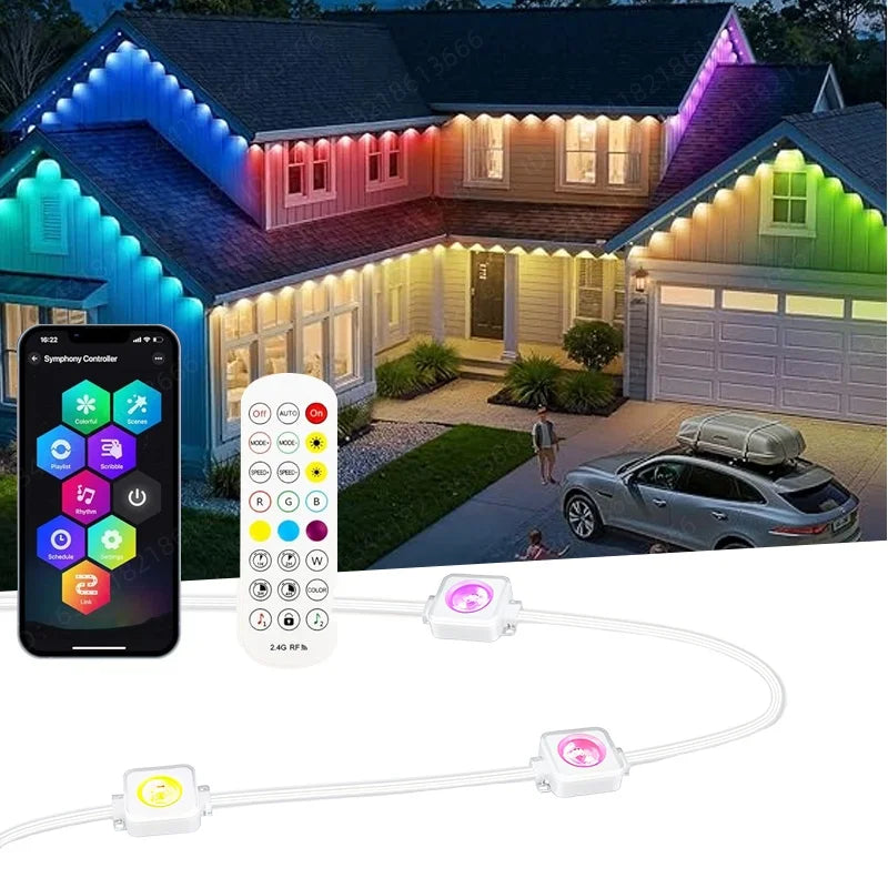 MIMIRGB Outdoor IP67 Eaves Light For Holiday Decor