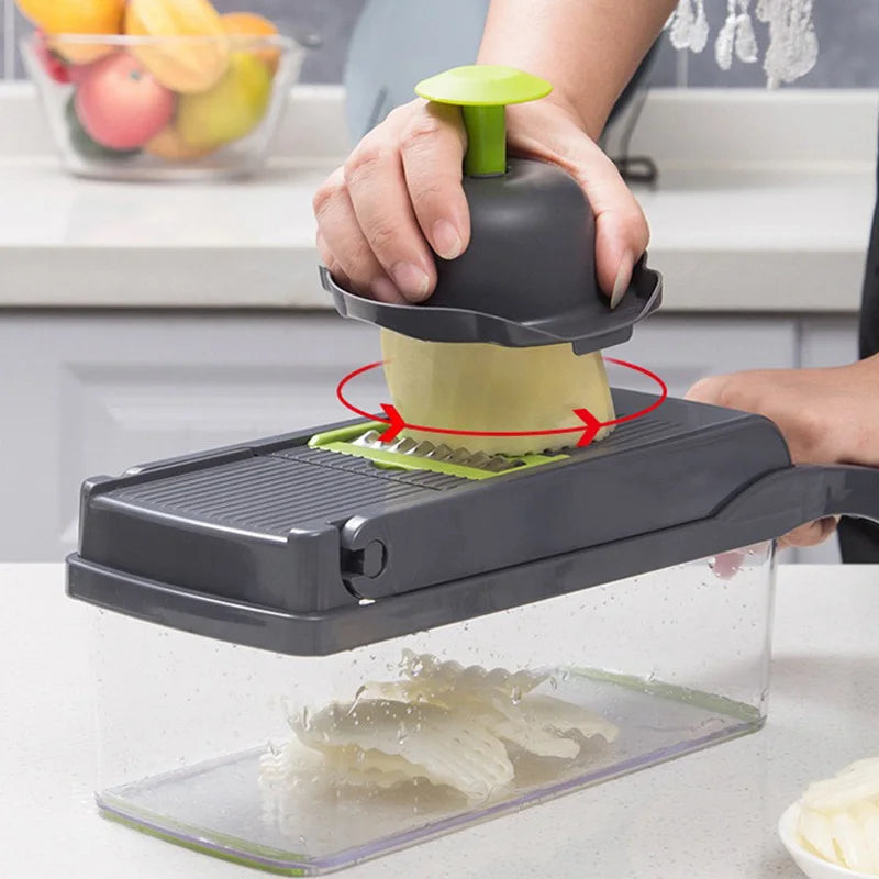 Multifunctional Vegetable Chopper Set For Easy Meal Prep And Healthy Side Dishes
