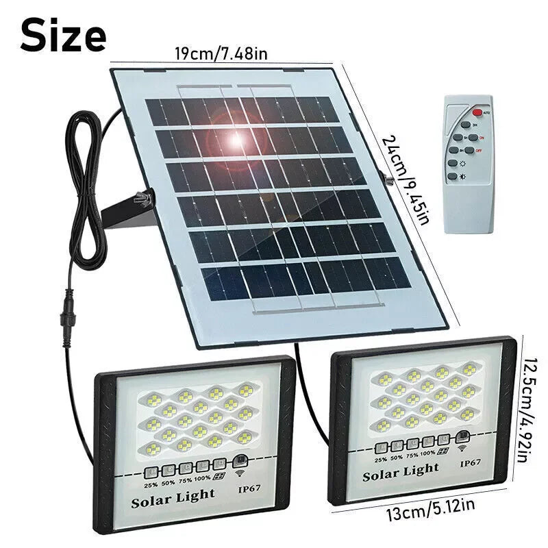 Solar Street Light 300W LED Outdoor Flood Lamp