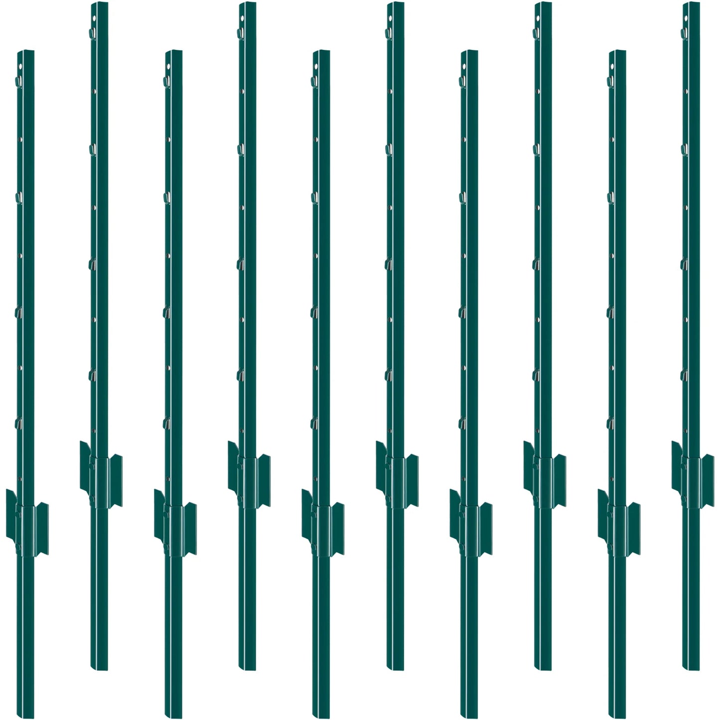 SucceBuy Heavy Duty Fence Post T-Post Steel Garden Stakes