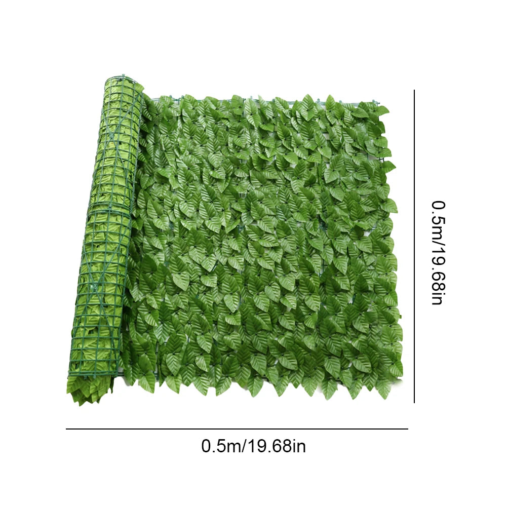 Alloet Artificial Hedge Privacy Fence Screen For Outdoor Balcony