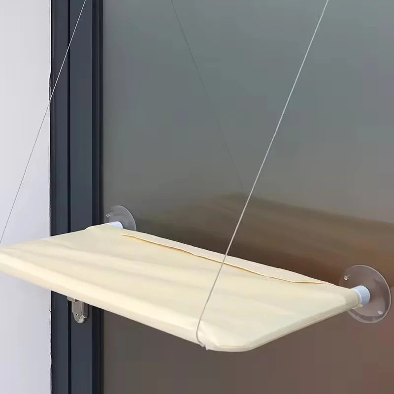 Ultra Soft Cat Window Hammock Bed Securely Mounted Perch