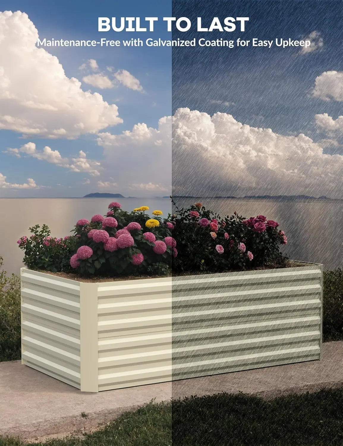 Twister.CK Galvanized Raised Garden Bed Kit
