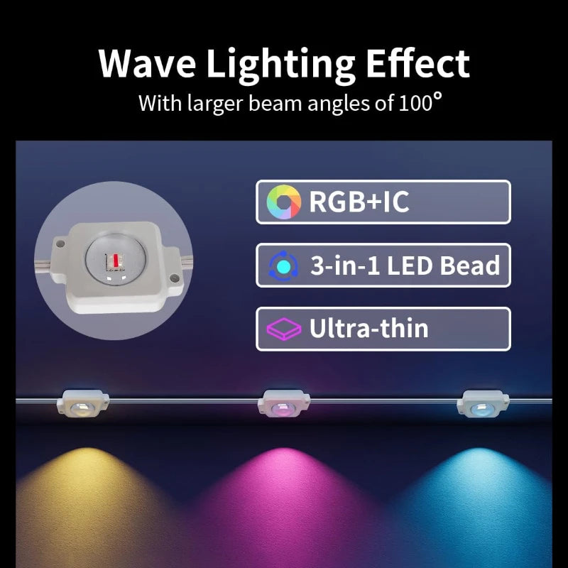 MIMIRGB Outdoor IP67 Eaves Light For Holiday Decor