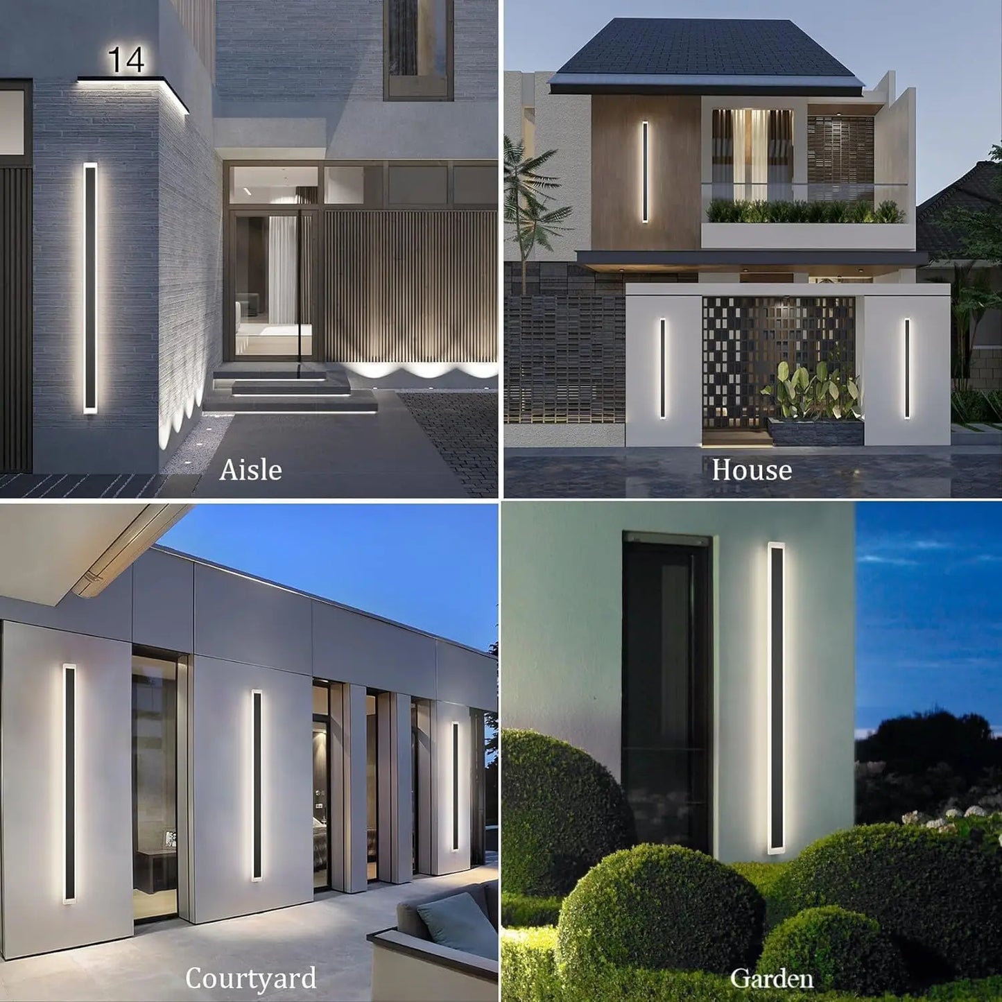 Outdoor IP65 LED Wall Light Waterproof Sconce Lantern