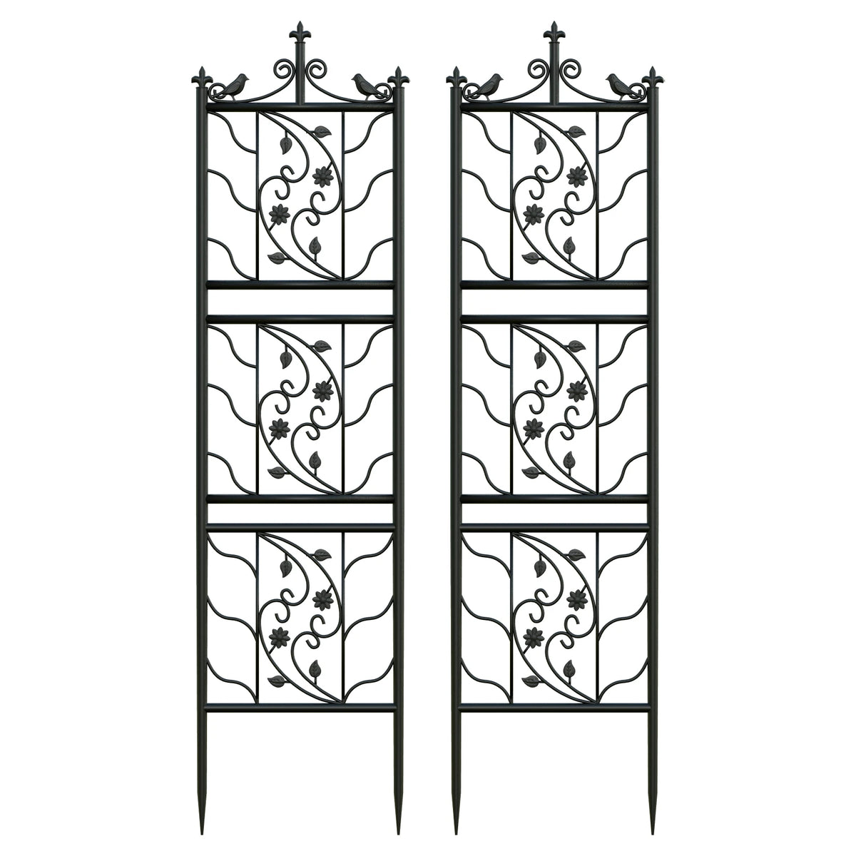 Heavy Duty Metal Garden Trellis Vine Climbing Plant Support