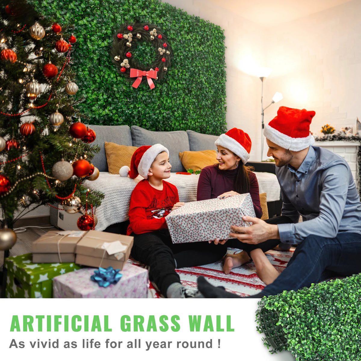 SucceBuy Artificial Boxwood Panels For Walls And Private Garden Screens