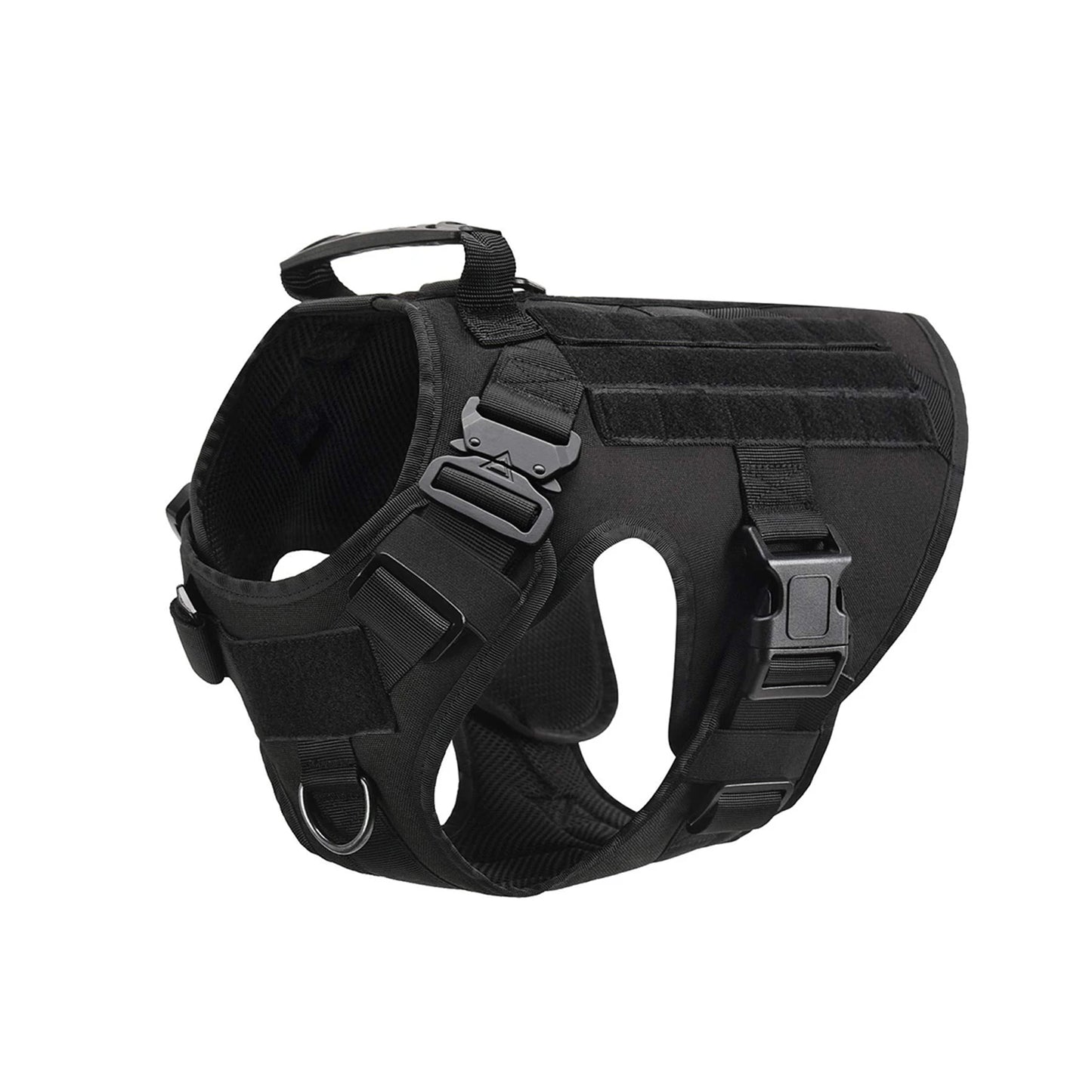 Tactical Dog Harness Vest With Molle Pouches Medium Large Dogs