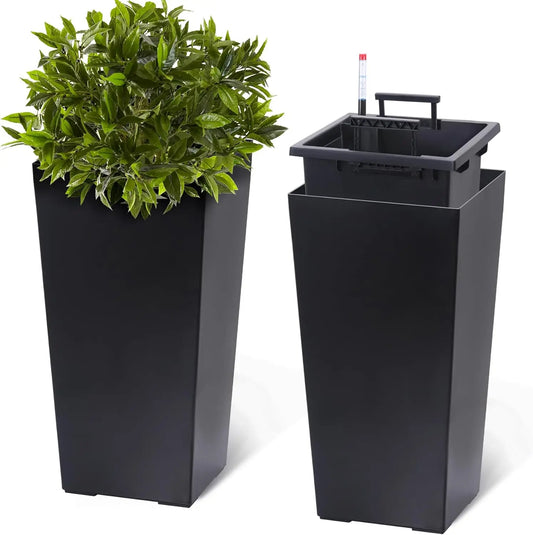 HobbyLane Indoor Outdoor Planter Set With Shelf Insert