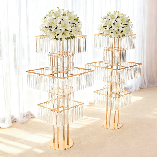 Five-Tier Flower Stand for Weddings and Events Centerpieces