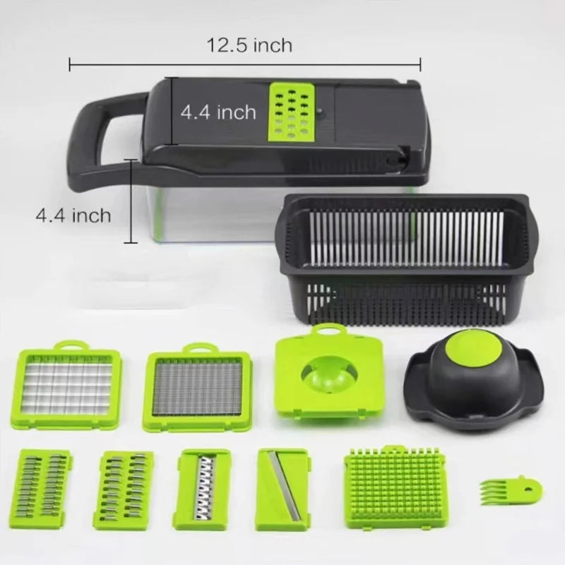 Multifunctional Vegetable Chopper Set For Easy Meal Prep And Healthy Side Dishes