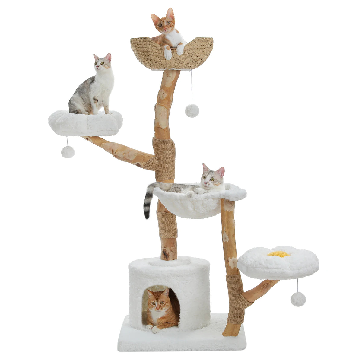 PAWZ Road Multi Level Cat Tree Tower With Scratching Post
