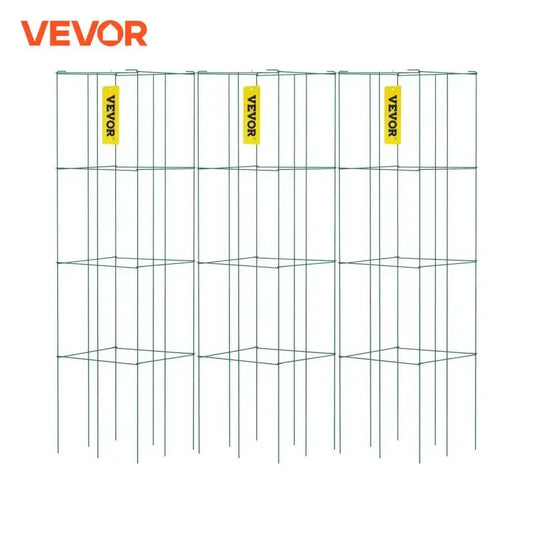 VEVOR Tomato Cages Plant Support Square Steel Interlocking Design