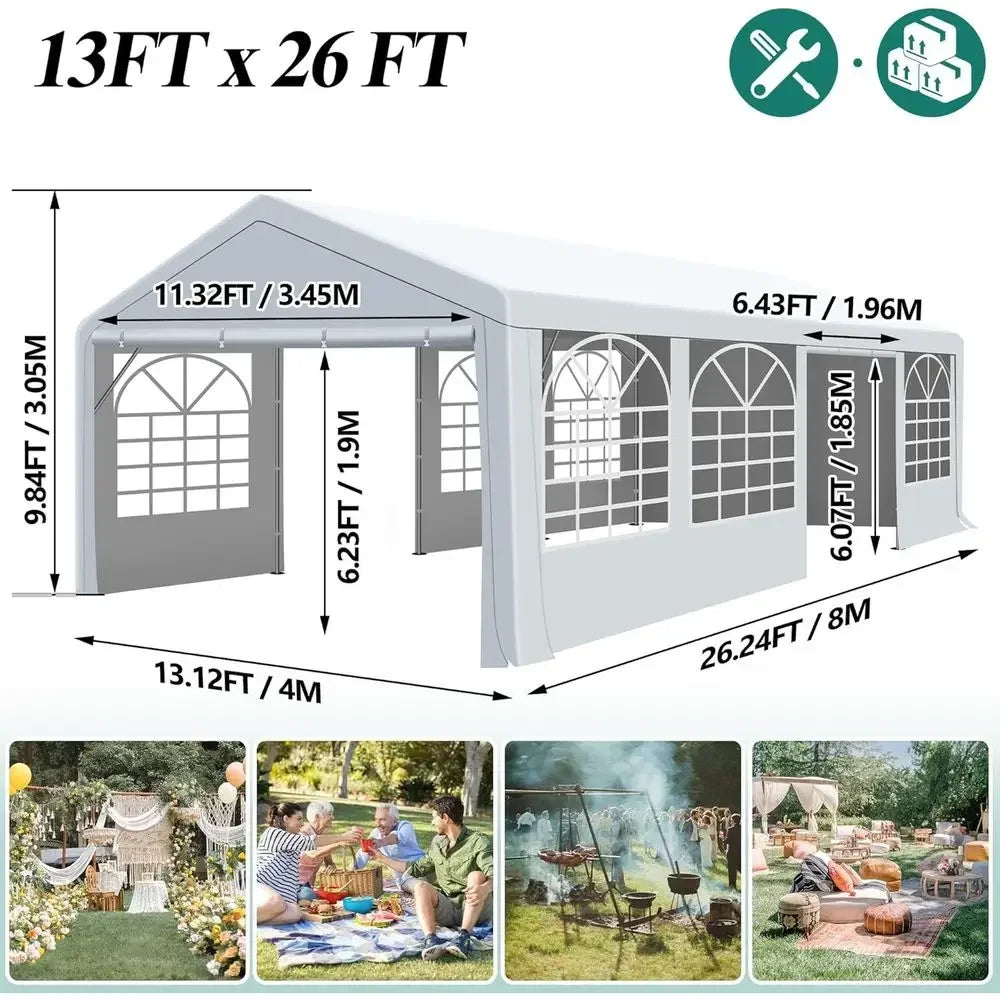 Heavy Duty Outdoor Gazebo With Sandbags For Events