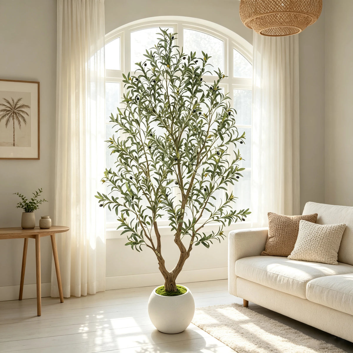 Olitree Artificial Olive Tree With Decorative Planter For Home