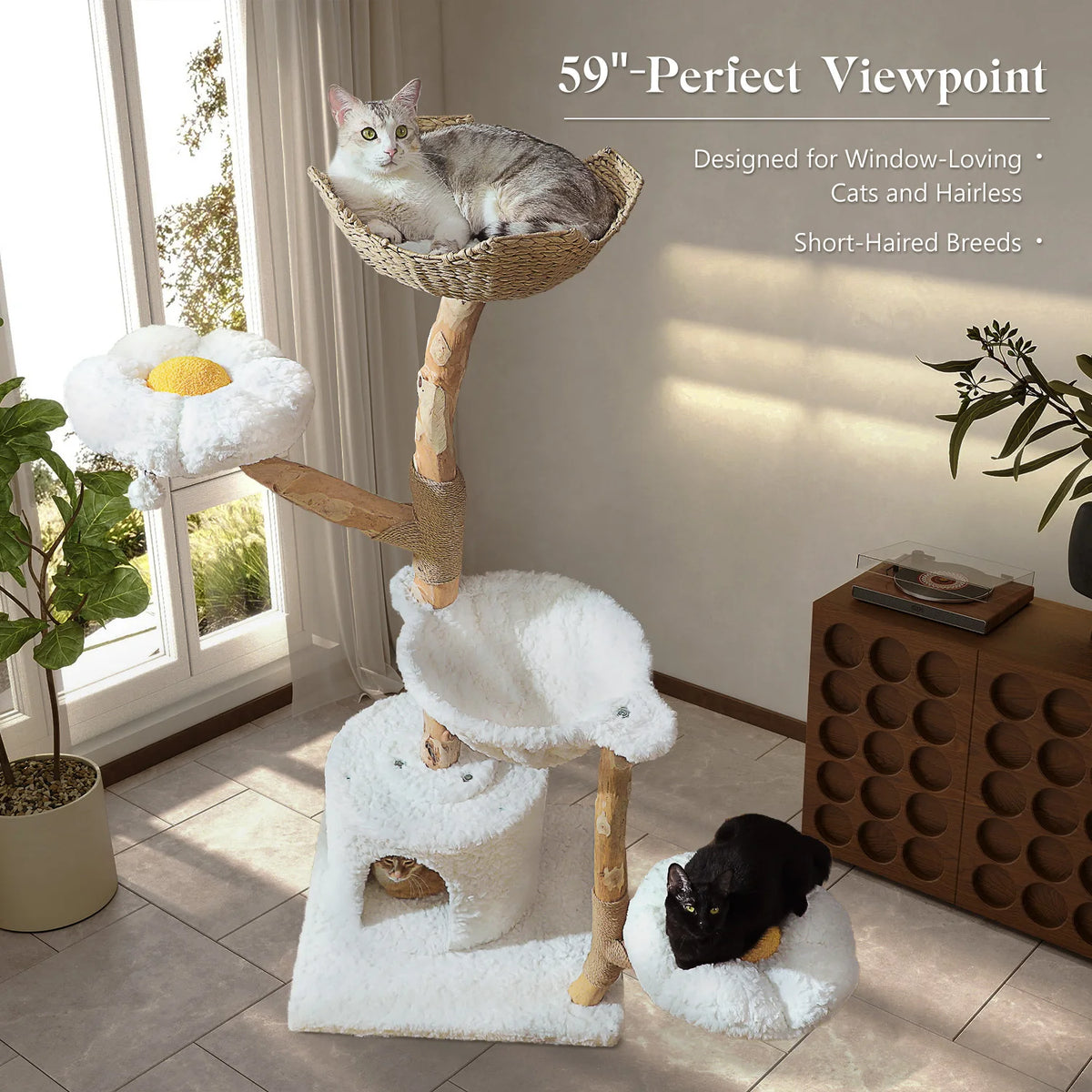 PAWZ Road Multi Level Cat Tree Tower With Scratching Post
