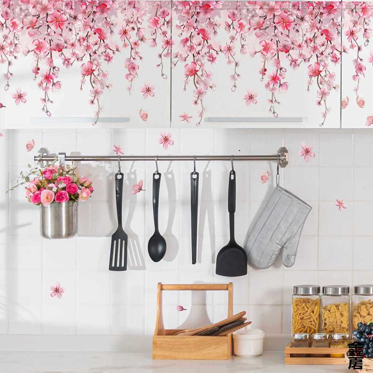 Flower Wall Stickers for Living Room and Bedroom