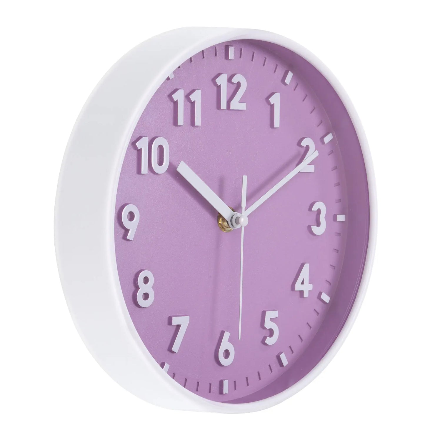 UXCELL Quartz Silent NonTicking Round Wall Clock Battery Operated