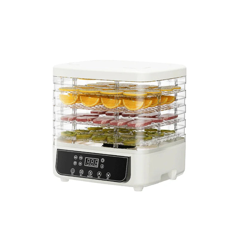 5 Layer Household Food Dehydrator With Adjustable Temperature And Touch Control