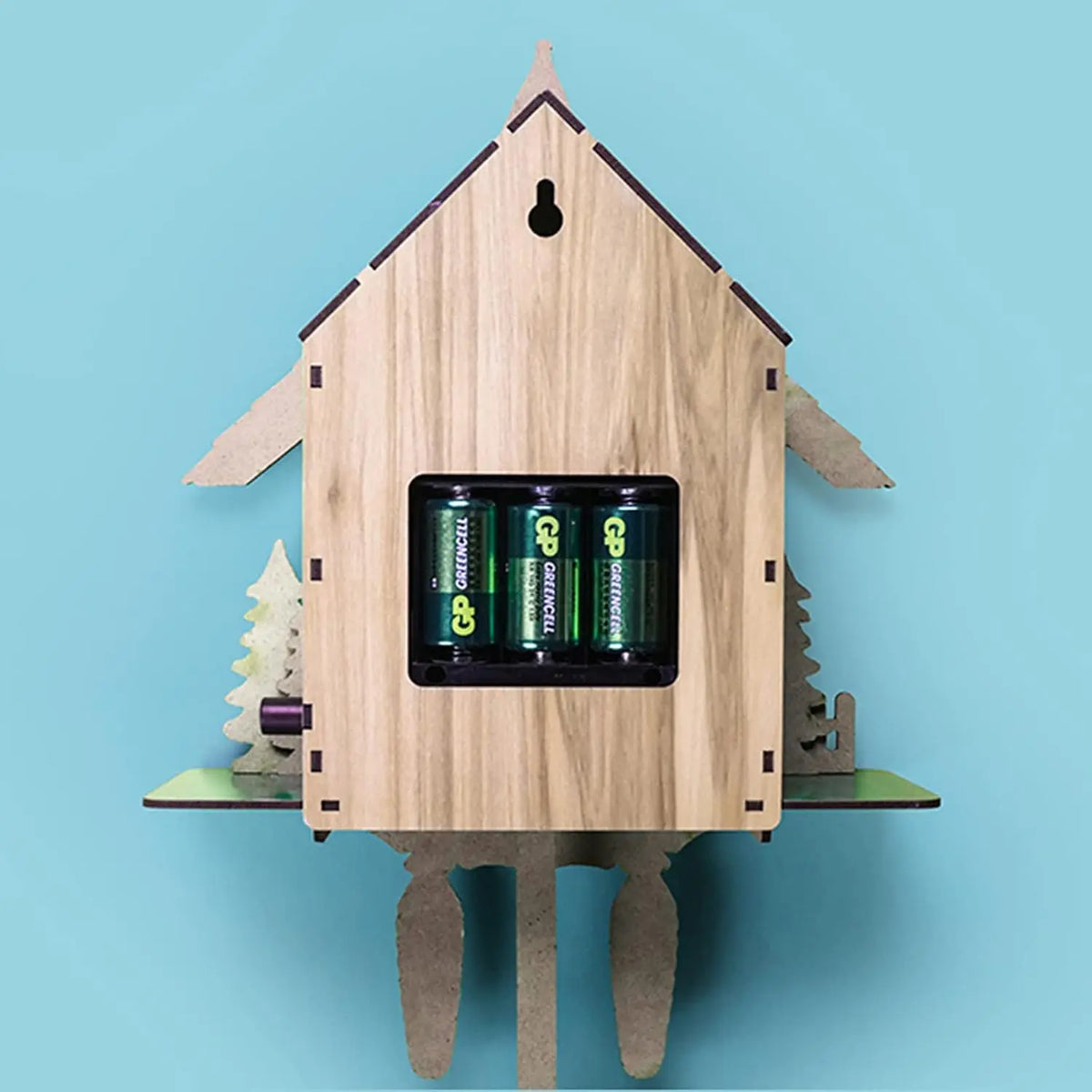 Northern European Cuckoo Wall Clock with Alarm for Home Decoration
