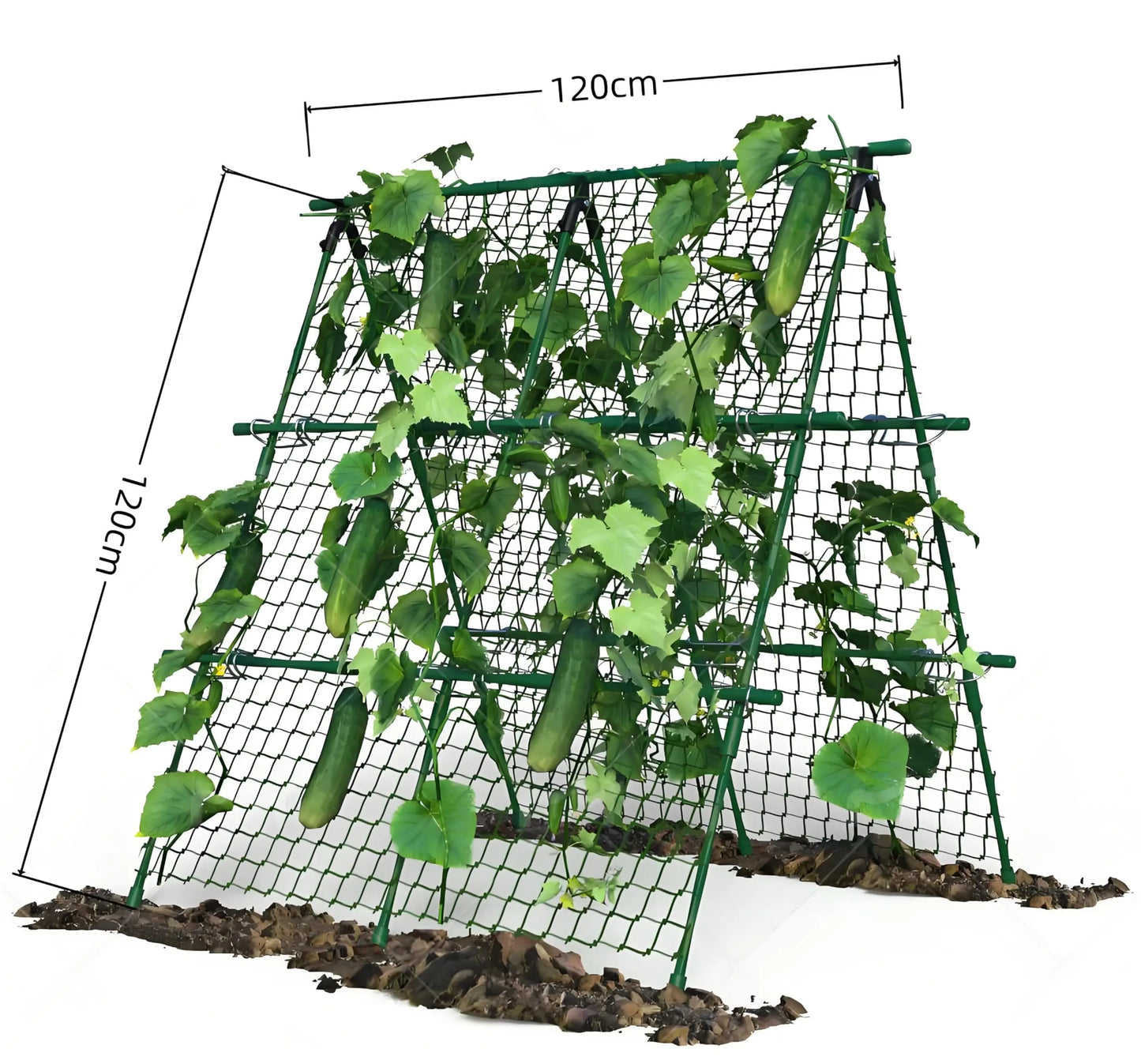 HiMISS Raised Bed Trellis A Frame Garden Support For Climbing