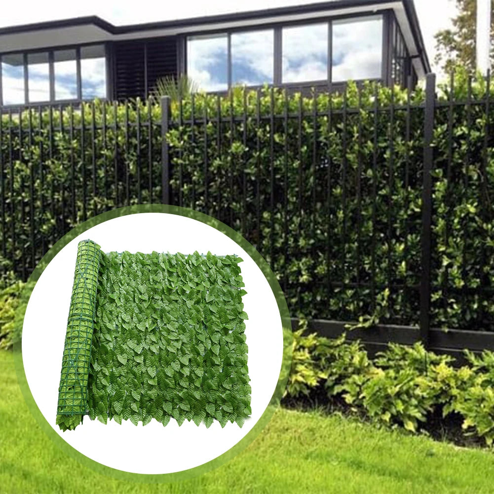 Alloet Artificial Hedge Privacy Fence Screen For Outdoor Balcony