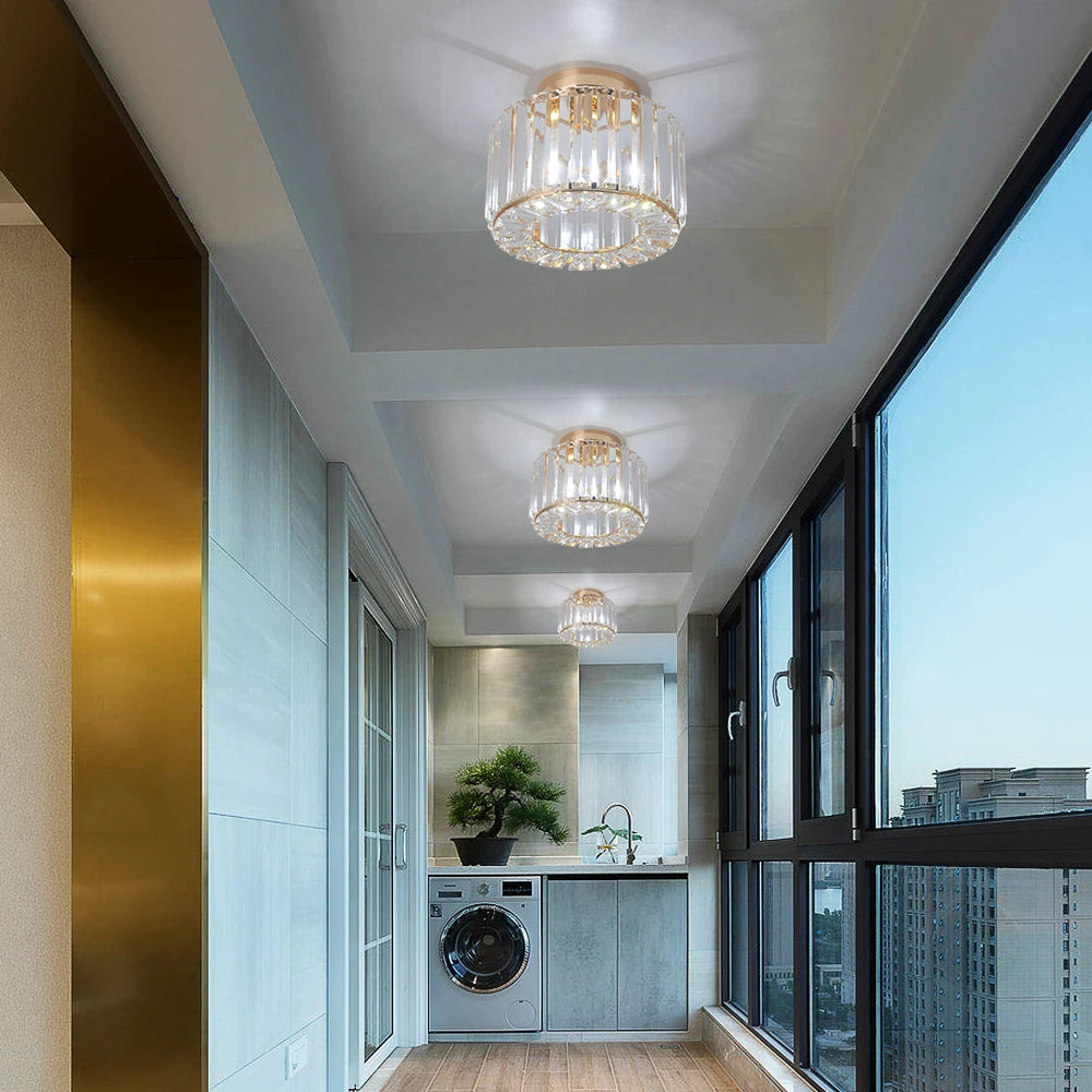 GreeLustr Modern Led Crystal Pendant Light For Kitchen