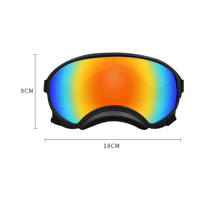 PETRAVEL Dog Goggles UV Protection Adjustable Windproof Eyewear