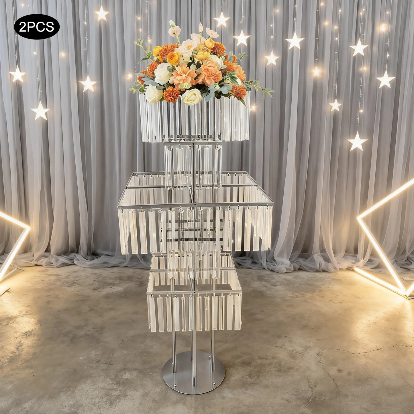 Five-Tier Flower Stand for Weddings and Events Centerpieces
