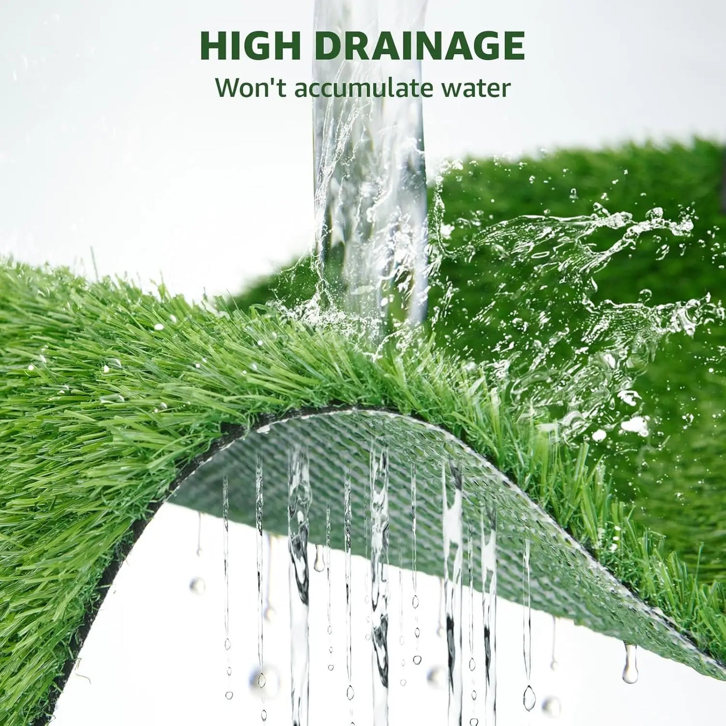 Artificial Grass Roll With Drainage Holes For Dog Potty Training